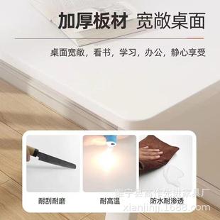 电家用易书简小桌卧室简约出租屋学习写字桌户型办PKZ公 脑桌台式
