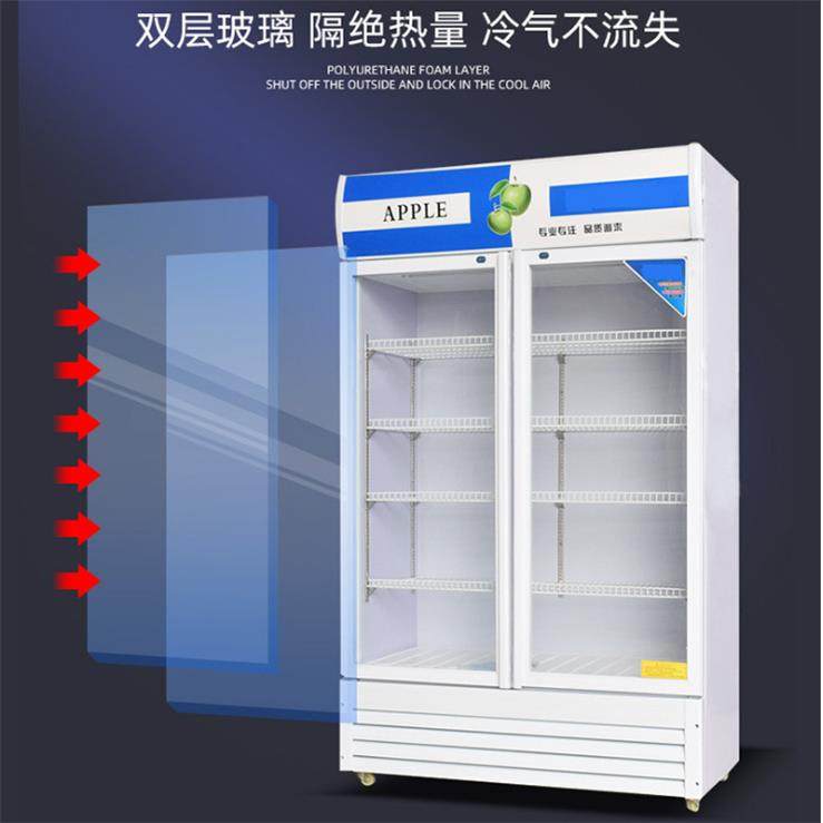 啤门酒柜饮料展示柜冷藏无品牌/冰柜柜保鲜开门冷饮冷商用单双啤