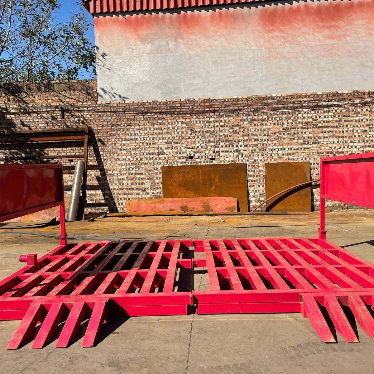 洗建筑工地洗OOJ轮机全自动无线感洗应车台基础洗车台大型工免程