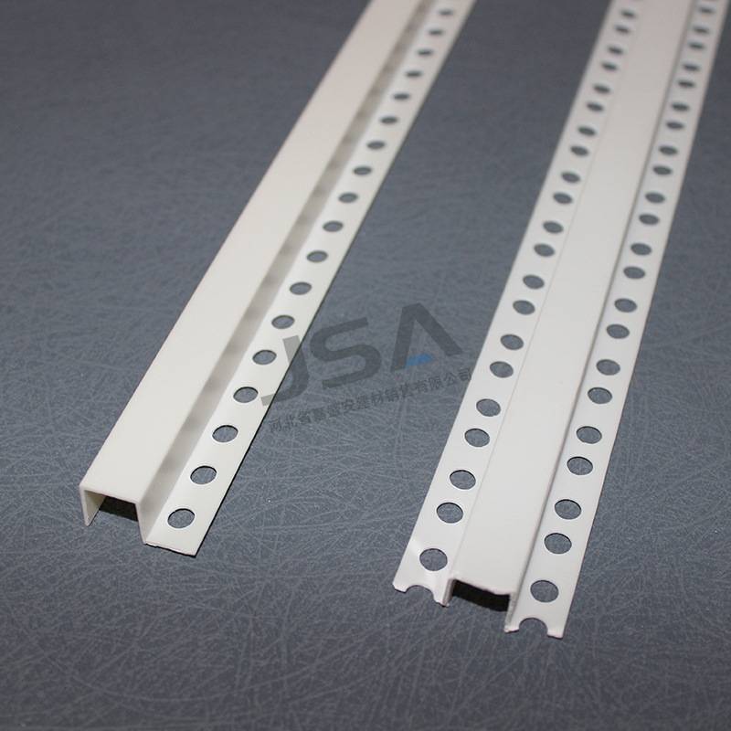 实力厂家直供几字型分隔条u型凹槽收口pvc阴阳角线吊顶工艺槽