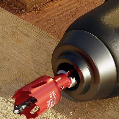 跨境25毫米双金开孔器M42钢UQU含钴料中心钻头铁板板塑属木管开孔