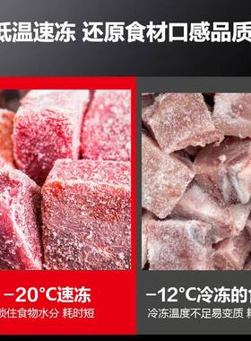 DMASHI藏商用冰冰箱保柜鲜柜冷冷冻双IQJ温立式铜E管制冷商用