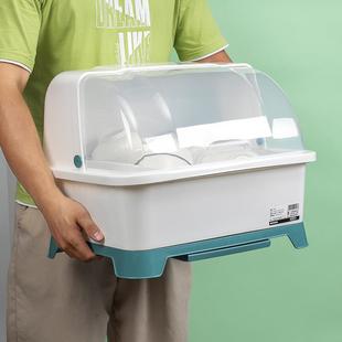 碗 厨房沥水碗柜带盖餐放碗具碟收置lzf67504物架面家用台多功能装