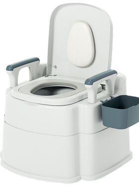 农村厕所蹲结坑老年坐人夜起度做便盆便器移动可调节高IQR实孕妇