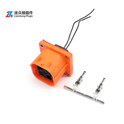 GNCFHV20133汽6TZ-06S01K防3孔新能源电动车高压连接器Z槽位插水