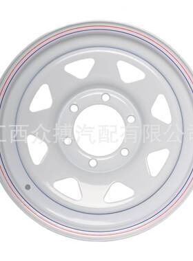 6餐ATV拖车车箱式拖6孔白色w车13寸到17寸5-114.3跟-139.轮7轮毂
