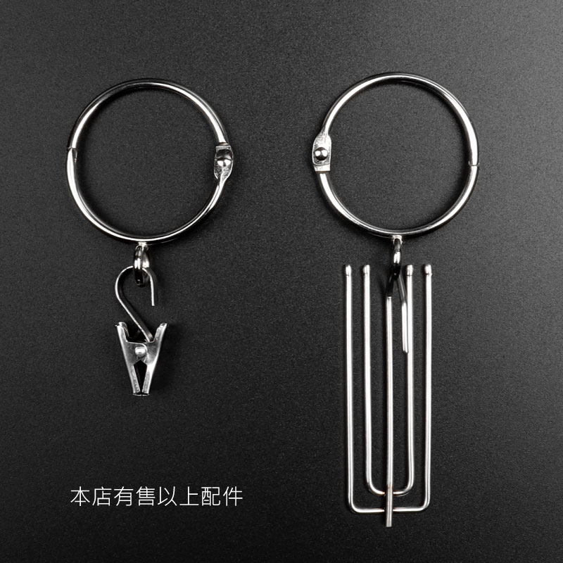 窗帘挂环金属活扣罗马杆圈圈环开口挂环吊环配件活口窗帘环罗马圈