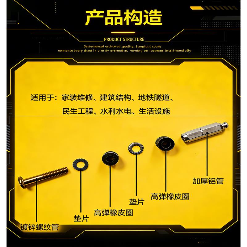 高压注浆机止水针头灌浆钉堵漏补漏针聚氨酯防水打针灌浆头注浆钉