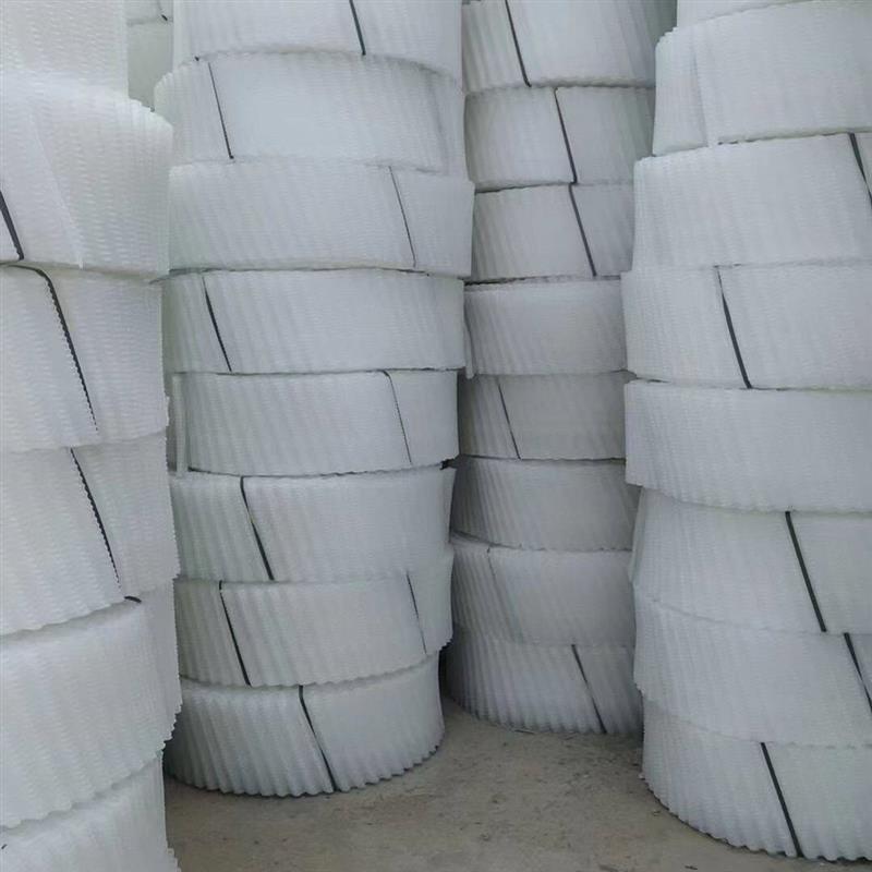 冷却塔填料凉水塔圆形PVC散热片pp耐高温填料方形填料良机填料