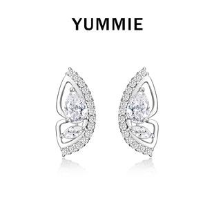 純銀蝴蝶耳釘2025新款 YUMMIE 飾品 原創(chuàng)設(shè)計(jì)女款 耳環(huán)防過(guò)敏耳飾