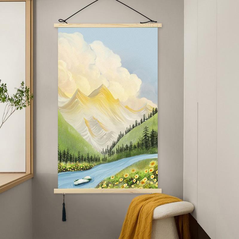 客厅装饰画简约现代ins风玄关餐厅挂画沙发背景墙床头电表箱画
