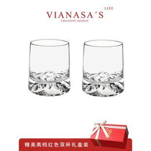x27;S富士山杯中古冰山杯家用玻璃水杯威士忌酒杯个性 VIANASA& 洋