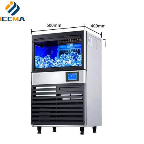 业颗冰机出冰快产量粒BMC100P足奶商茶店冷饮店家用制