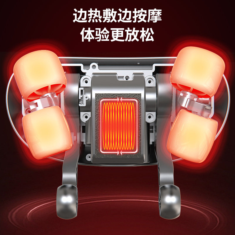 按摩枕颈椎按摩器车载充电按摩靠枕热敷两用腰部斜方肌肩颈按摩仪