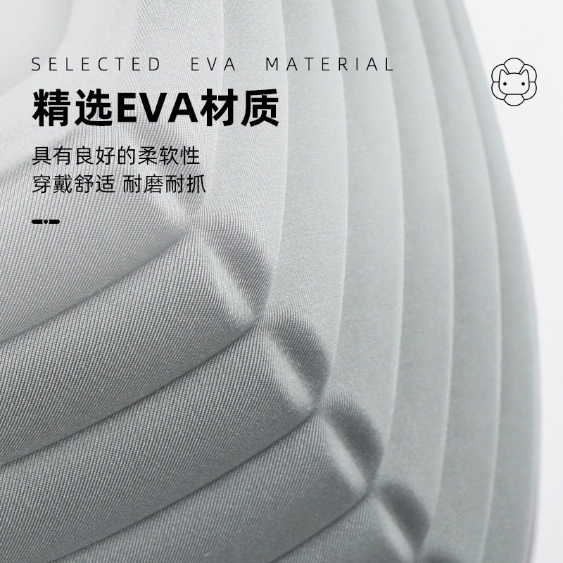 伊丽莎白圈加厚狗头套灰