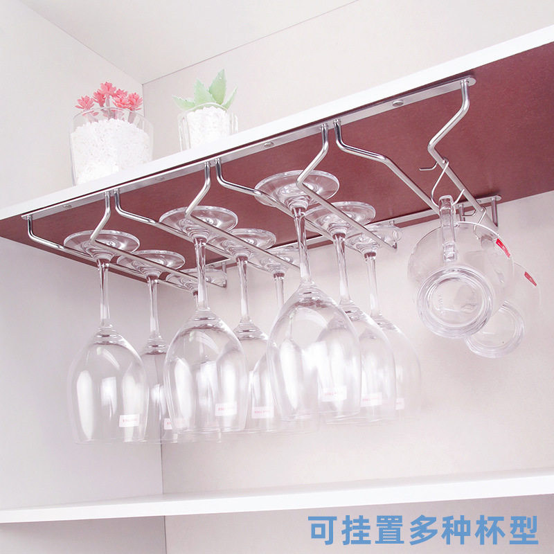 加粗304不锈钢红酒杯架倒