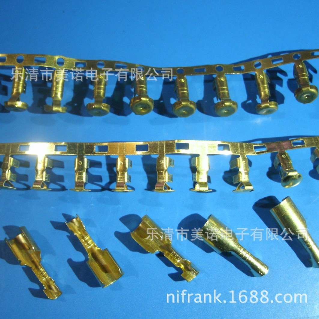 保险管铜端子 连绕铜端子 耳朵扒端子6*30 5*20 保险丝管五金配件