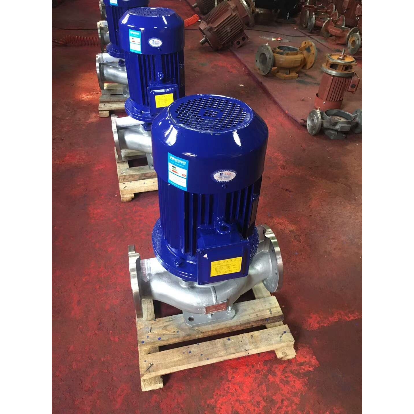 A沂洺 ISG50-200立式管道离心泵 增压泵清水泵化工泵冷热水泵