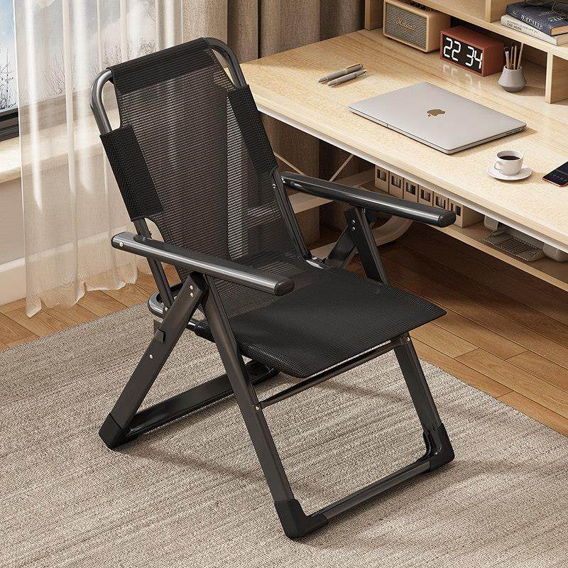 折叠躺椅家用懒人沙发学生宿舍靠背椅子寝室可躺电脑椅阳台单人椅