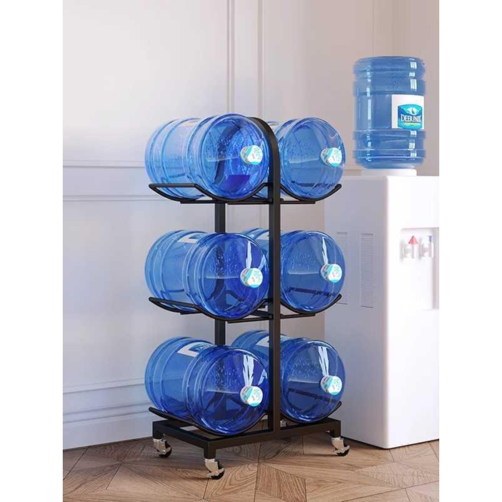 水桶架可移动大桶矿泉水桶纯净水桶支架办公室桶装水置物架子滑轮