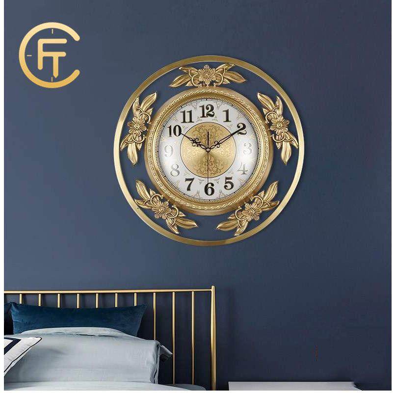 胖匠纯铜挂钟欧式客厅家用时尚静音轻奢华钟表艺术墙面装乔迁新居