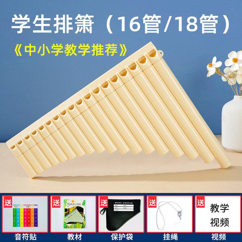 中小学生18管16管排箫乐器初学儿童教学入门c调专业防裂排笛排萧