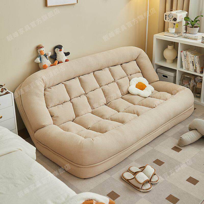 懒人沙发榻榻米沙发床双人小户型出租屋阳台房间人类狗窝卧室折叠