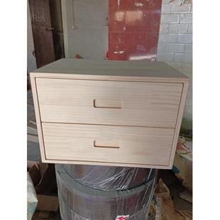 定制款实木收纳柜多功能单抽屉带锁收纳柜抽屉组合收纳箱储物柜子