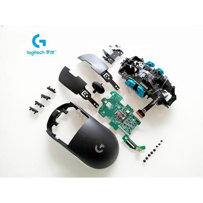 罗技GPW狗屁王鼠标外壳维修双击骨架滚轮排线按键板侧键接收器脚