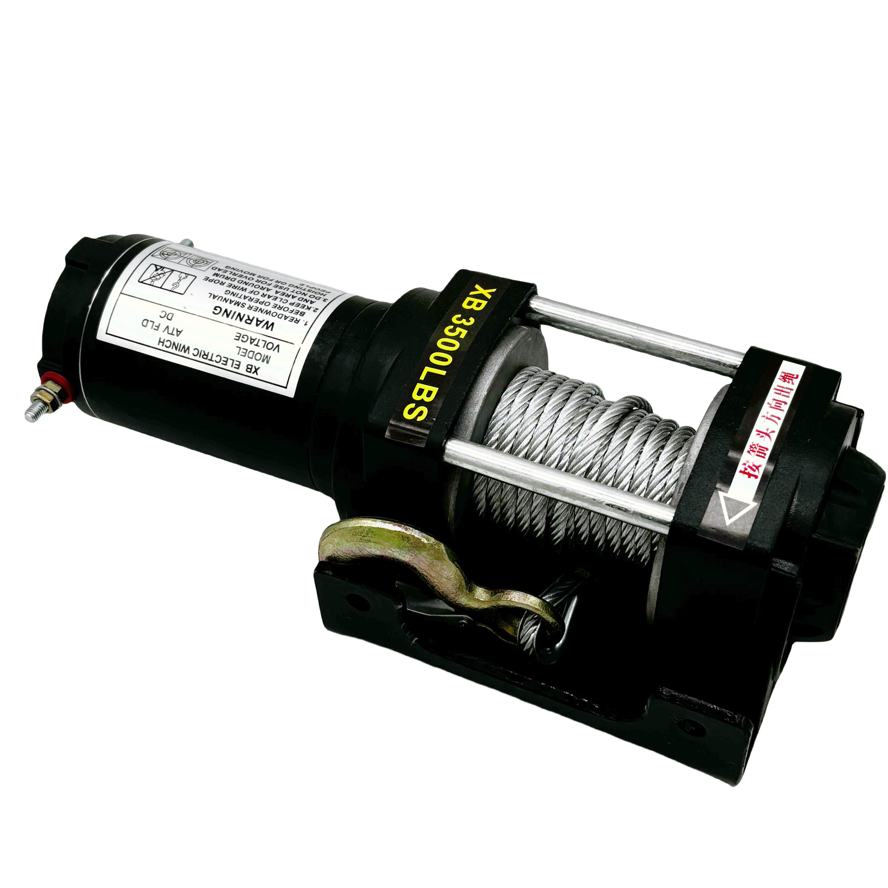 绞盘电机电动绞盘车载绞盘12V24V48V有线无线控制吊机提升高磅数