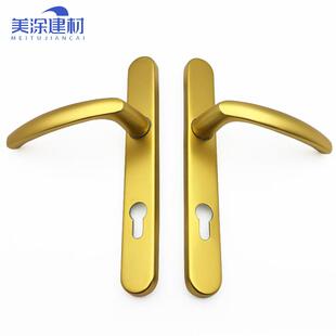 断桥铝合金门锁阳台门锁门把手拉手85孔距门板手锁芯锁体玻璃门