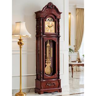 北极星机芯落地钟客厅大钟实木中式复古座钟立式大气机械欧式立钟