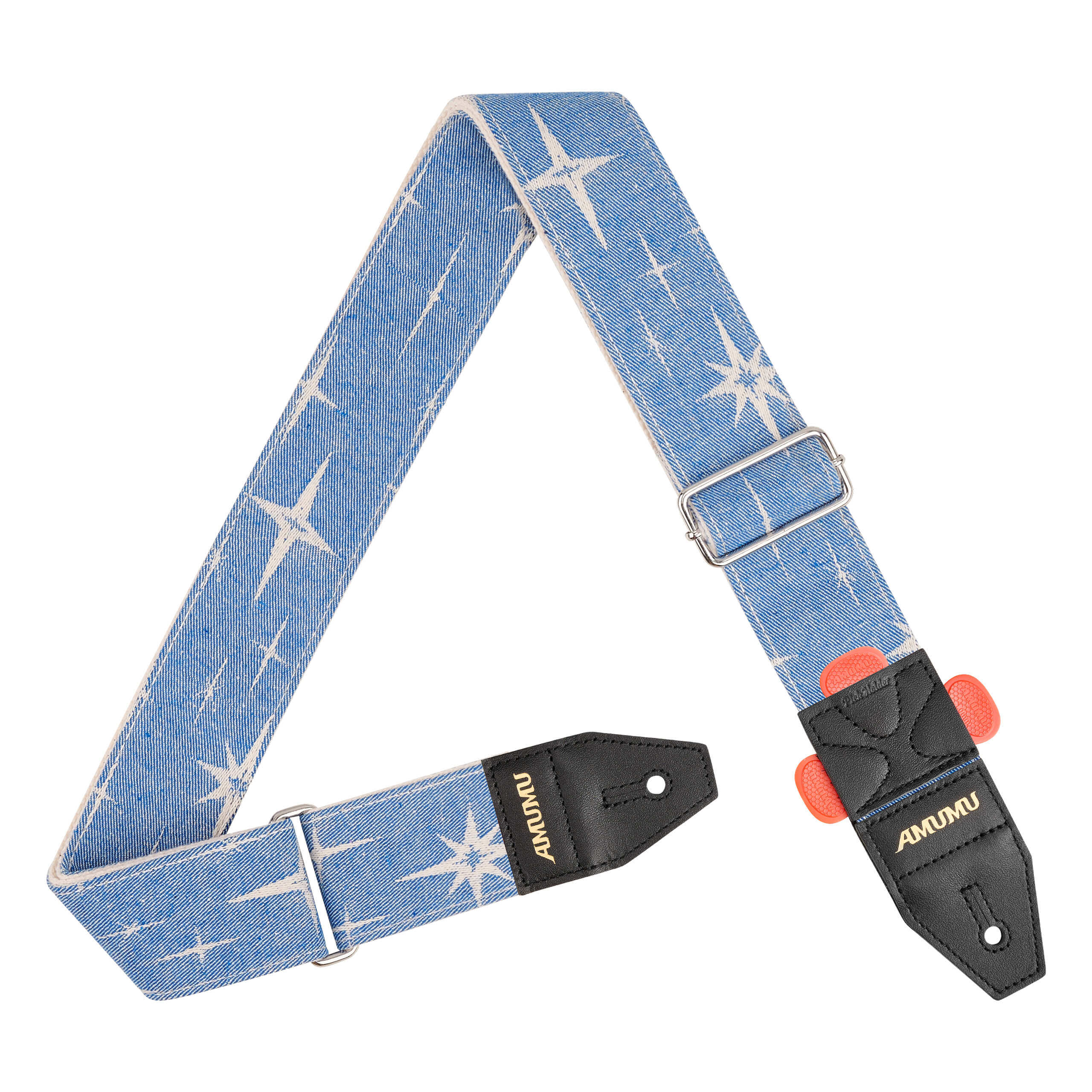 AMUMU木电吉他贝斯通用个性肩带