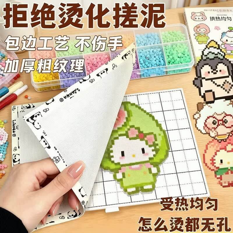 超大包边厚粗纹理拼豆烘焙布图片