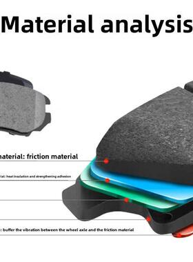 适用于猎豹Cs10原装1.5/2.0t特种车陶瓷前后刹车片