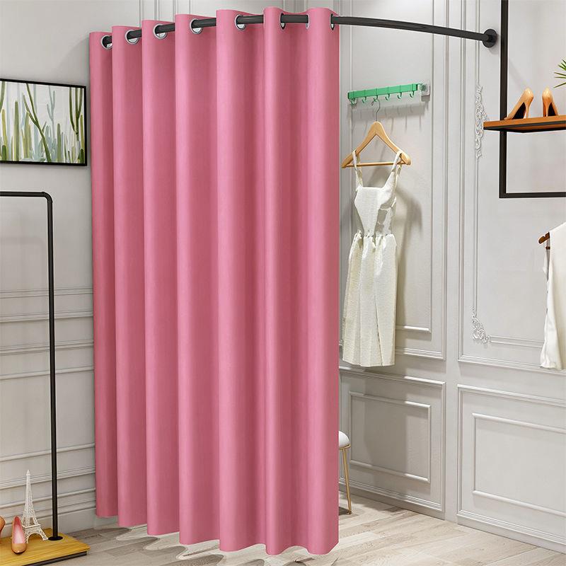 商场服装店移动试衣间简易换衣间墙角syj更衣室u型店展示架门帘