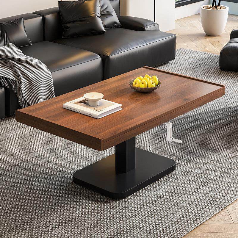 手摇升降茶几客厅家用小户型带抽屉学习书桌沙发边柜茶台边几桌子,住宅家具,升降茶几,淘宝优惠券,粉丝福利购,淘宝优惠卷