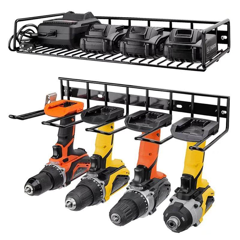 电动工具收纳盒带充电站钻头支架壁挂式车库储物架用于整理和储存,收纳整理,整理架/置物架/收纳架,淘宝优惠券,粉丝福利购,淘宝优惠卷