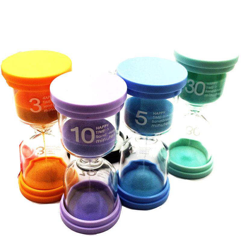 创意马卡龙沙漏摆件5+10+15+30分钟计时器套装儿童生日礼品小奖品