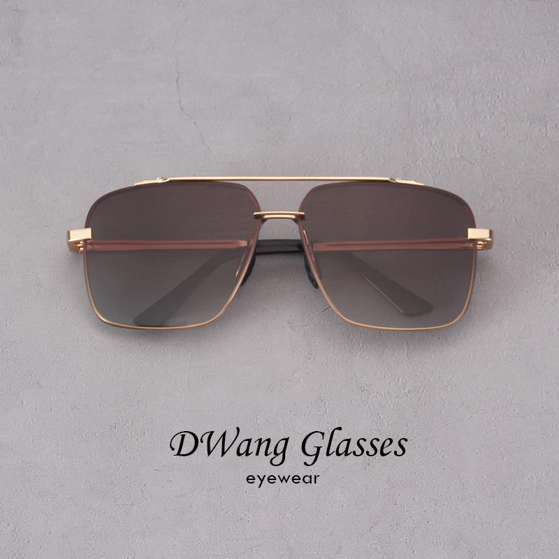 男士太阳镜大框加宽偏光墨镜驾驶开车镜方形渐变弹簧镜腿大脸帅气