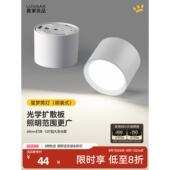 鹿家良品全光谱护眼明装 防眩客厅玄关过道天花灯 星梦筒射灯嵌入式