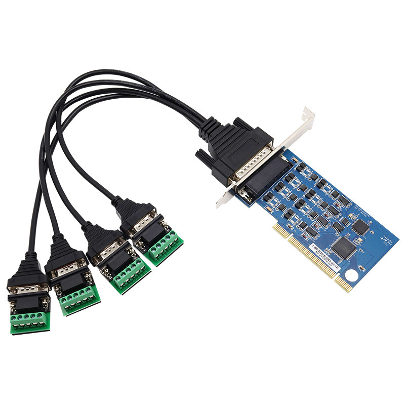 UTEK/宇泰UT-7724工业级PCI串口卡4口RS485/422多串口卡台式机COM,电子元器件市场,板卡配件,淘宝优惠券,粉丝福利购,淘宝优惠卷