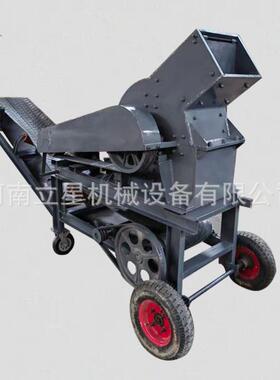 600*80锤式0破碎机柴UOZ油输移动锤式制砂机石灰石铜送铁锂矿破碎