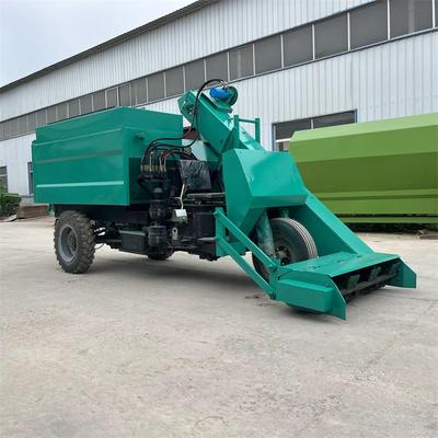 养牛场清粪车牛粪清ZVP理自卸车三立方运出轮粪车牛粪粪三车