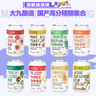 大九酿造国产精酿无序酸浑浊IPA西柚世界劝酒果子小麦ipa精酿啤酒