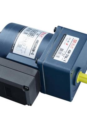 25W瓦电机220V交流定速电机MAILI减速机蓝色带接线盒厂家发货