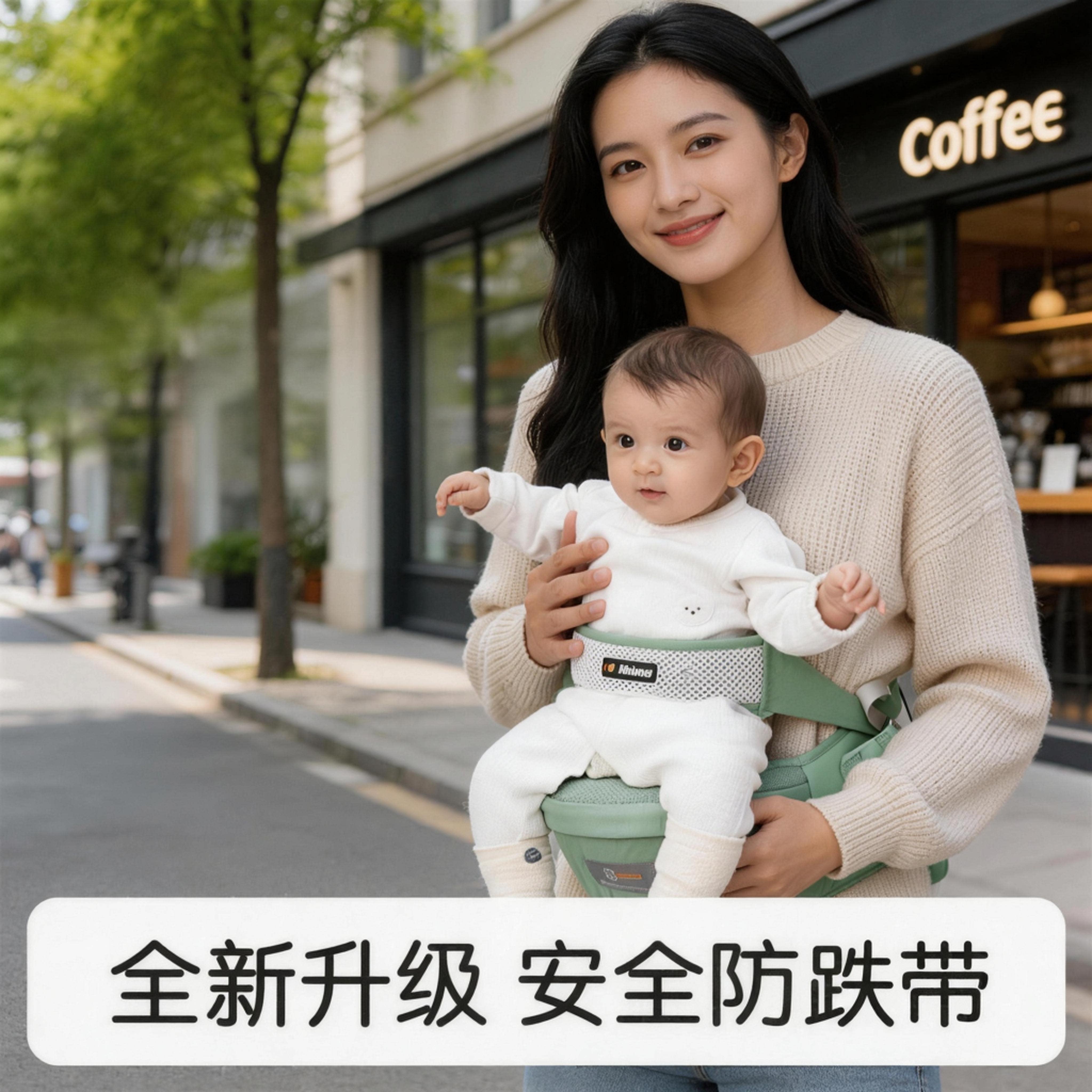婴儿腰凳户外出行抱娃神器坐凳