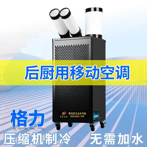 工业后厨冷气机移动空调车间岗位降温设备厨房降温空调压缩机制冷
