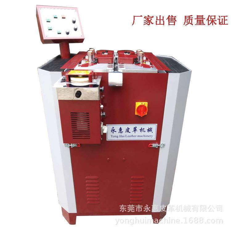 厂家供应四轮皮带磨边机 直条带背带双边磨边抛光设备 磨边机