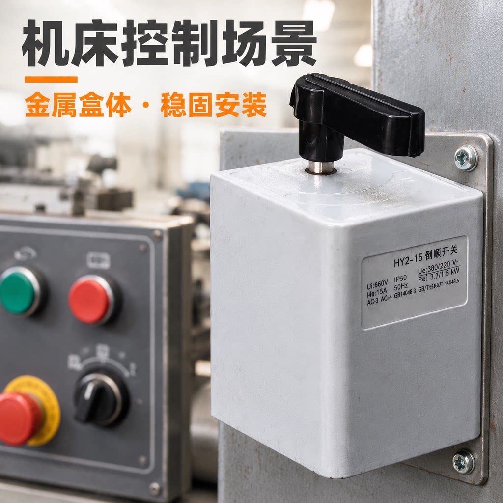 HY2系列倒顺开关单向双向正反转